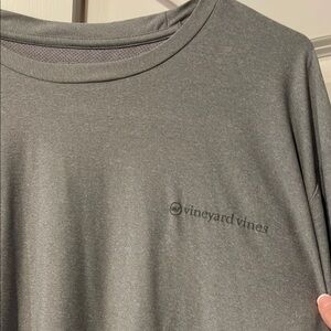 XXL Vineyard Vines Gray performance Men's long sleeve shirt.
